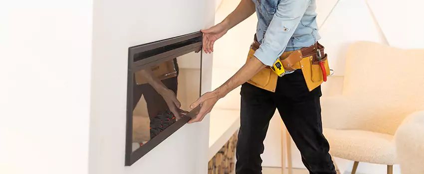 Metal Fireplace Installation in Benicia, California
