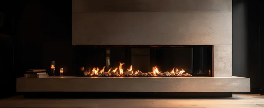 Gas Fireplace Ember Bed Design Services in Benicia, California
